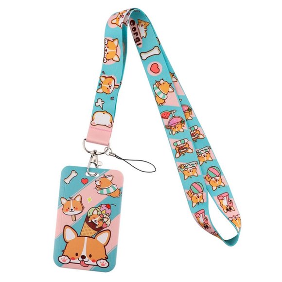 Corgi Treats - Lanyard with ID Card Holder (Full-Set) - Picture 3 of 4